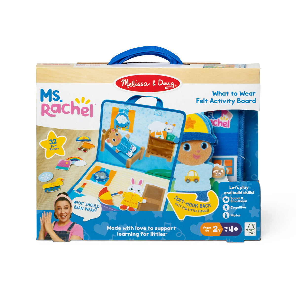 Melissa and Doug Ms RachelTM What to Wear Felt Activity Board