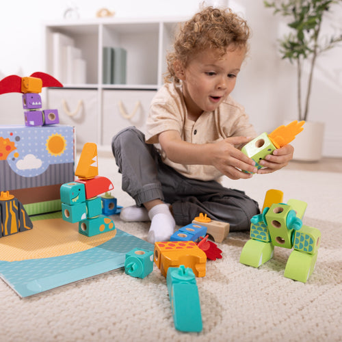 Melissa and Doug BlockablesTM Dinosaur Play Set
