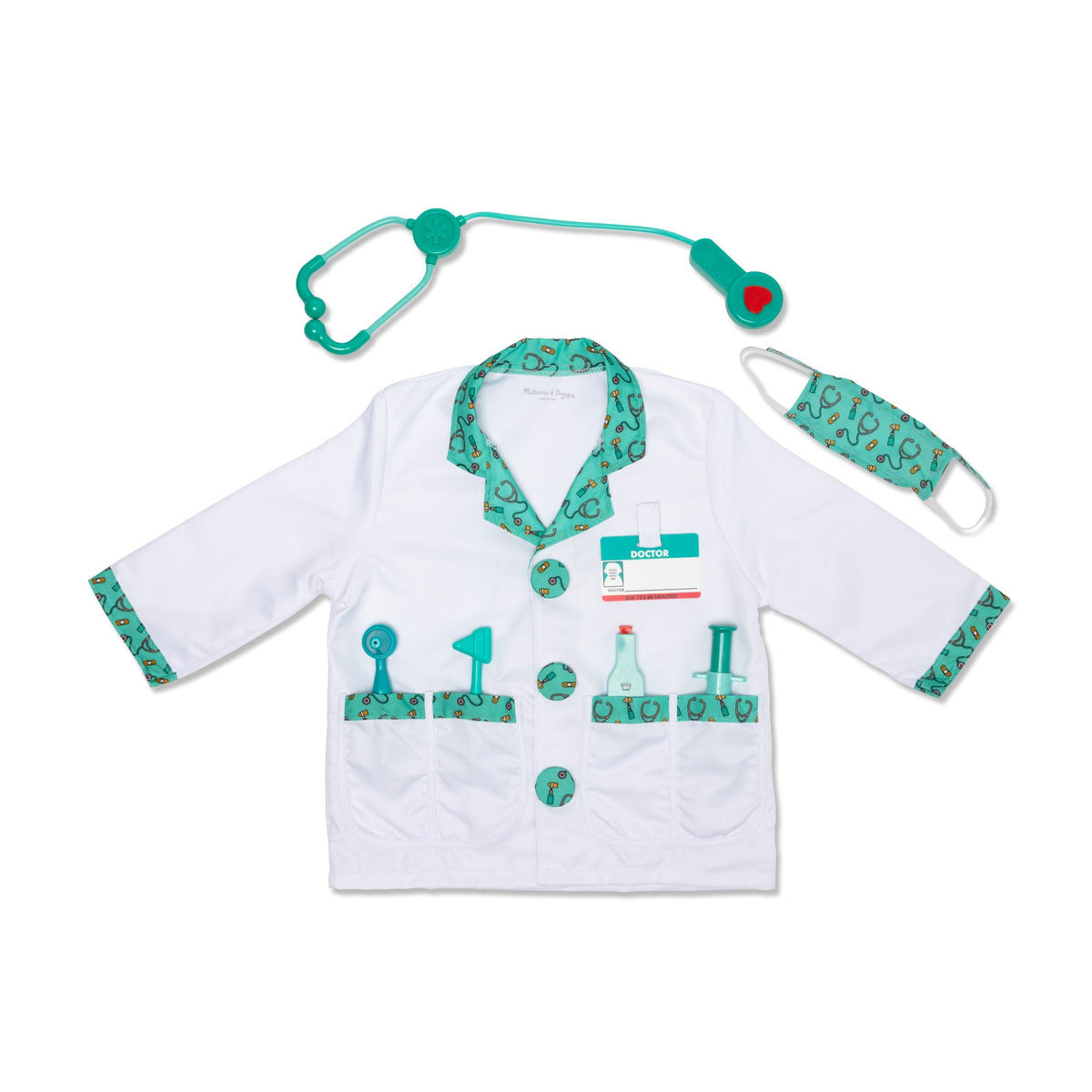 Melissa and Doug Doctor Costume Role Play Set