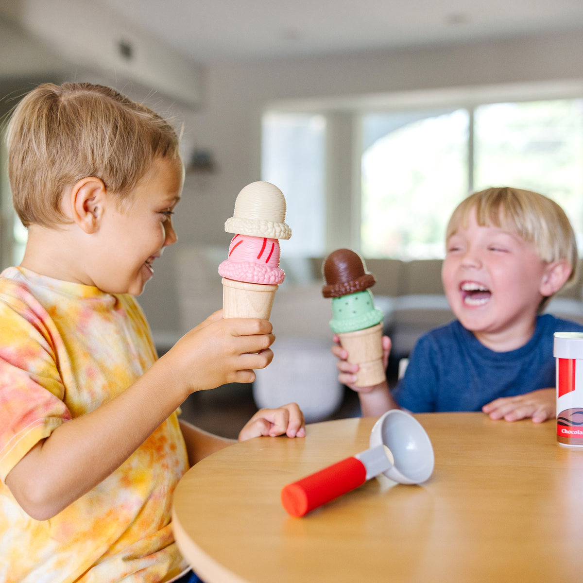 Melissa and Doug Scoop Stack Ice Cream Cone Magnetic Play Set