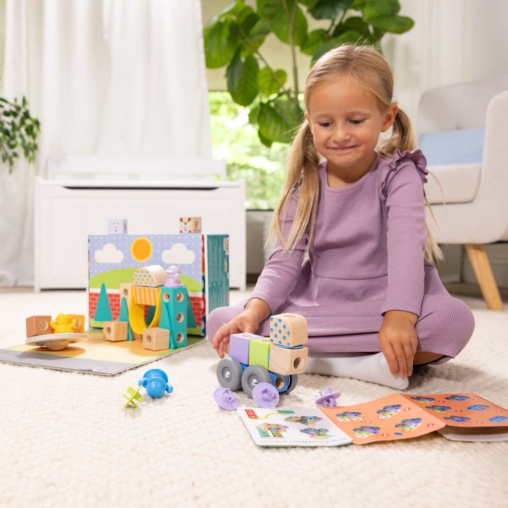 Melissa and Doug BlockablesTM All Around Town Gift Bundle