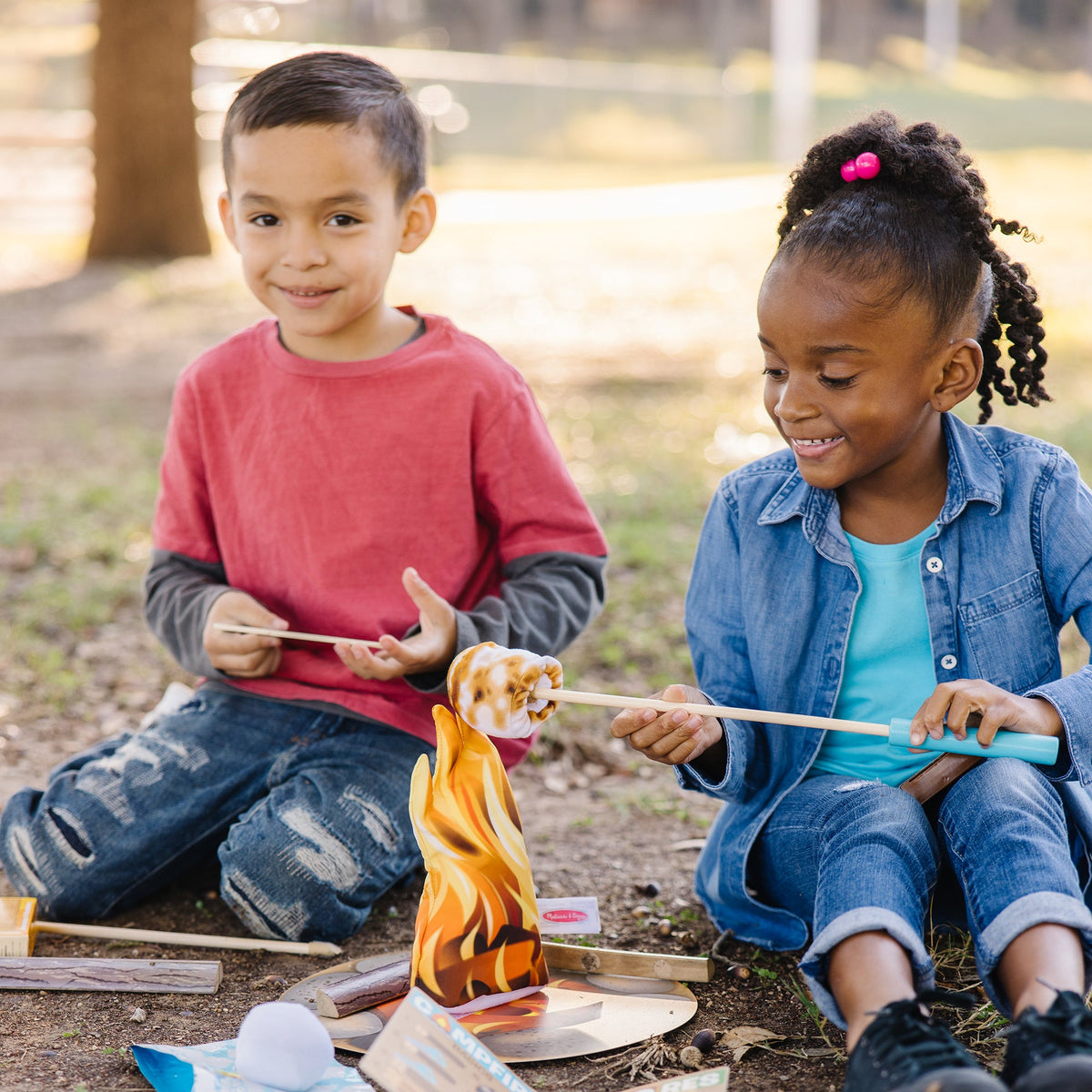 Melissa and Doug Lets Explore Campfire SMores Play Set