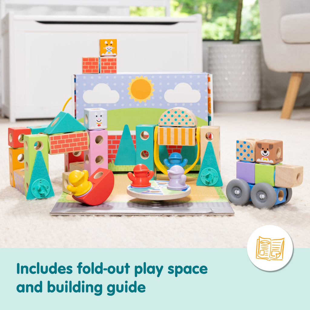 Melissa and Doug BlockablesTM All Around Town Gift Bundle