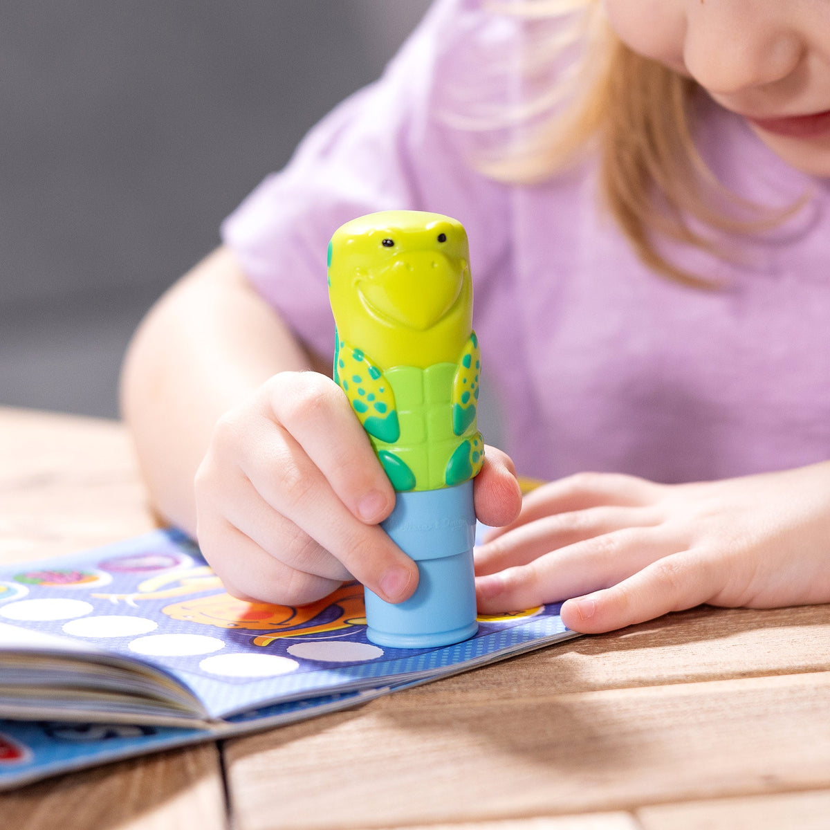 Melissa and Doug Sticker WOWTM Activity Pad Sticker Stamper - Sea Turtle