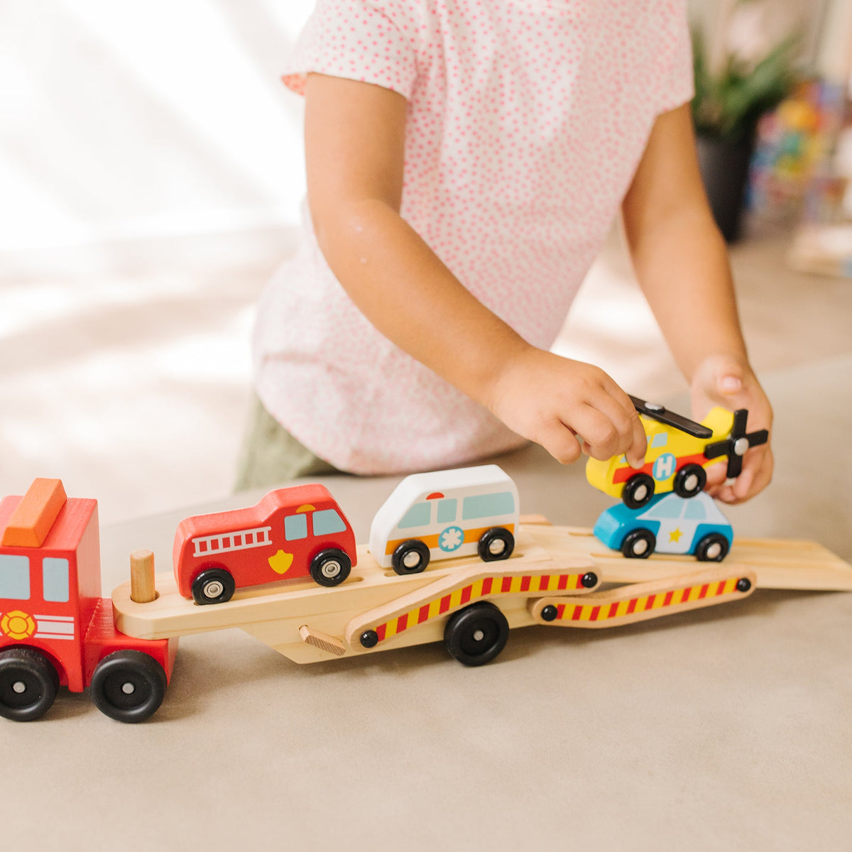 Melissa and Doug Emergency Vehicle Carrier