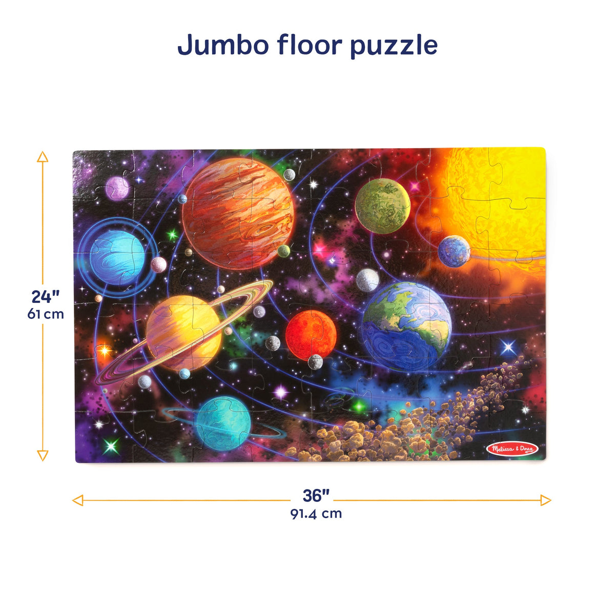 Melissa and Doug Solar System Floor Puzzle - 48 Pieces