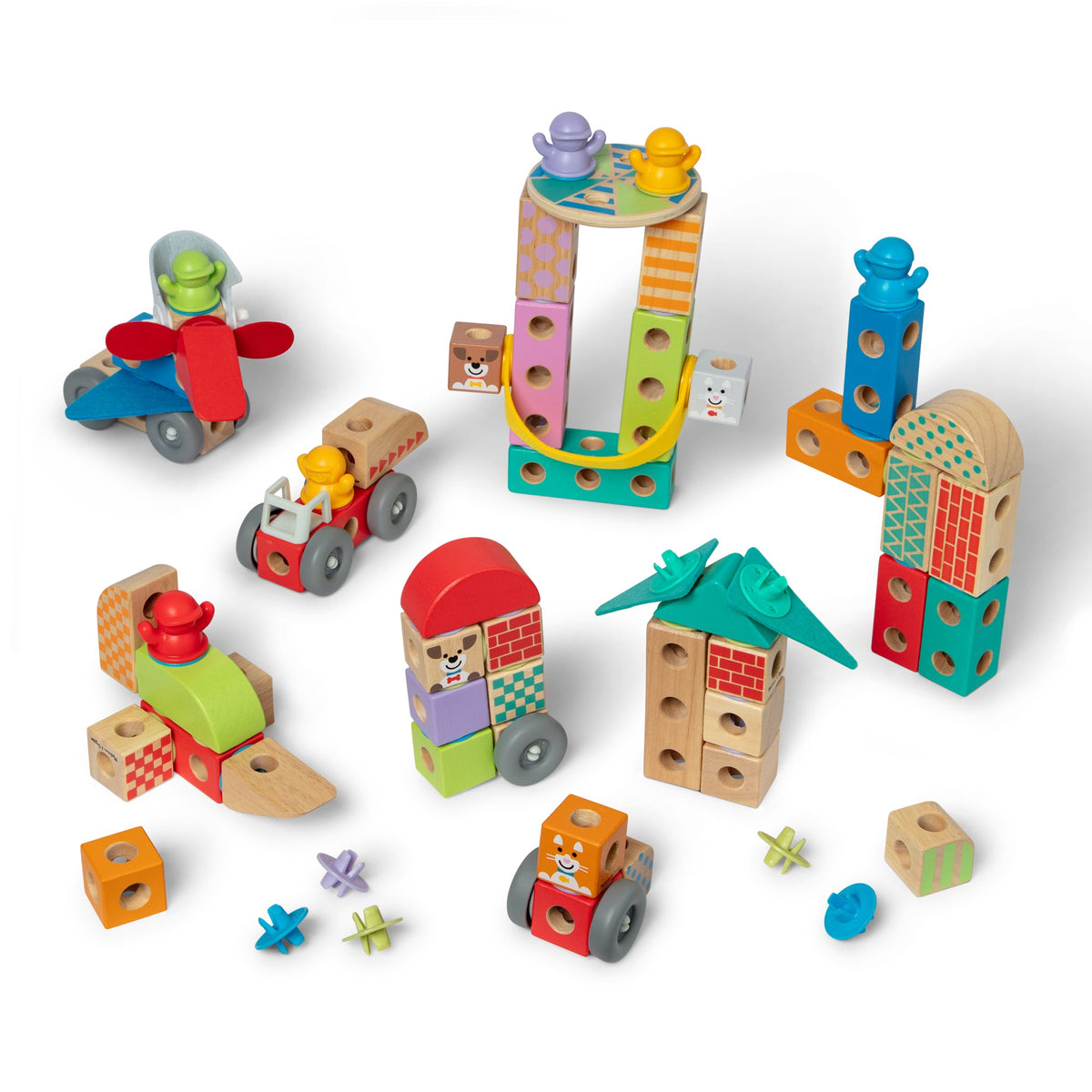 Melissa and Doug BlockablesTM All Around Town Gift Bundle