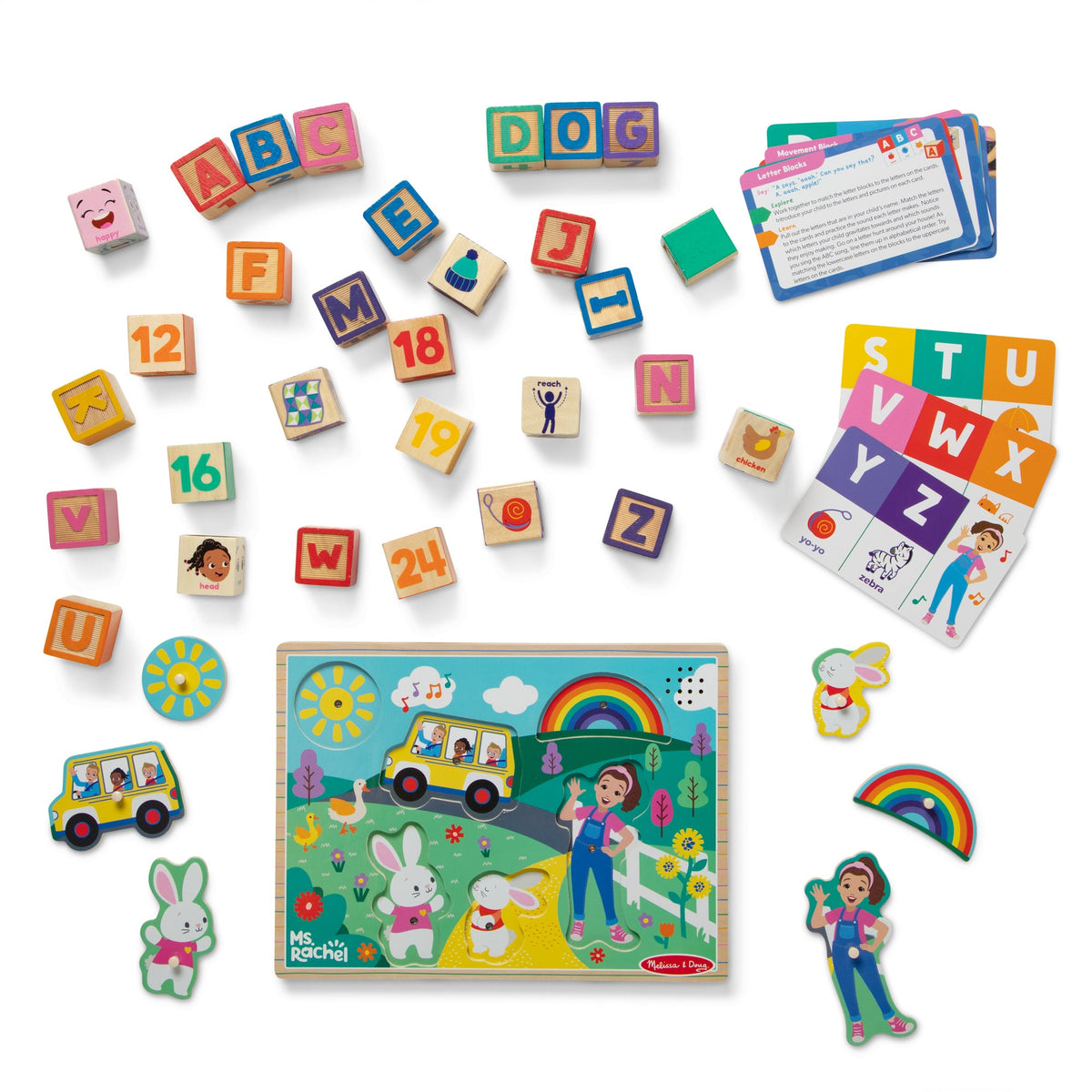 Melissa and Doug Ms RachelTM Learning Toys Gift Bundle