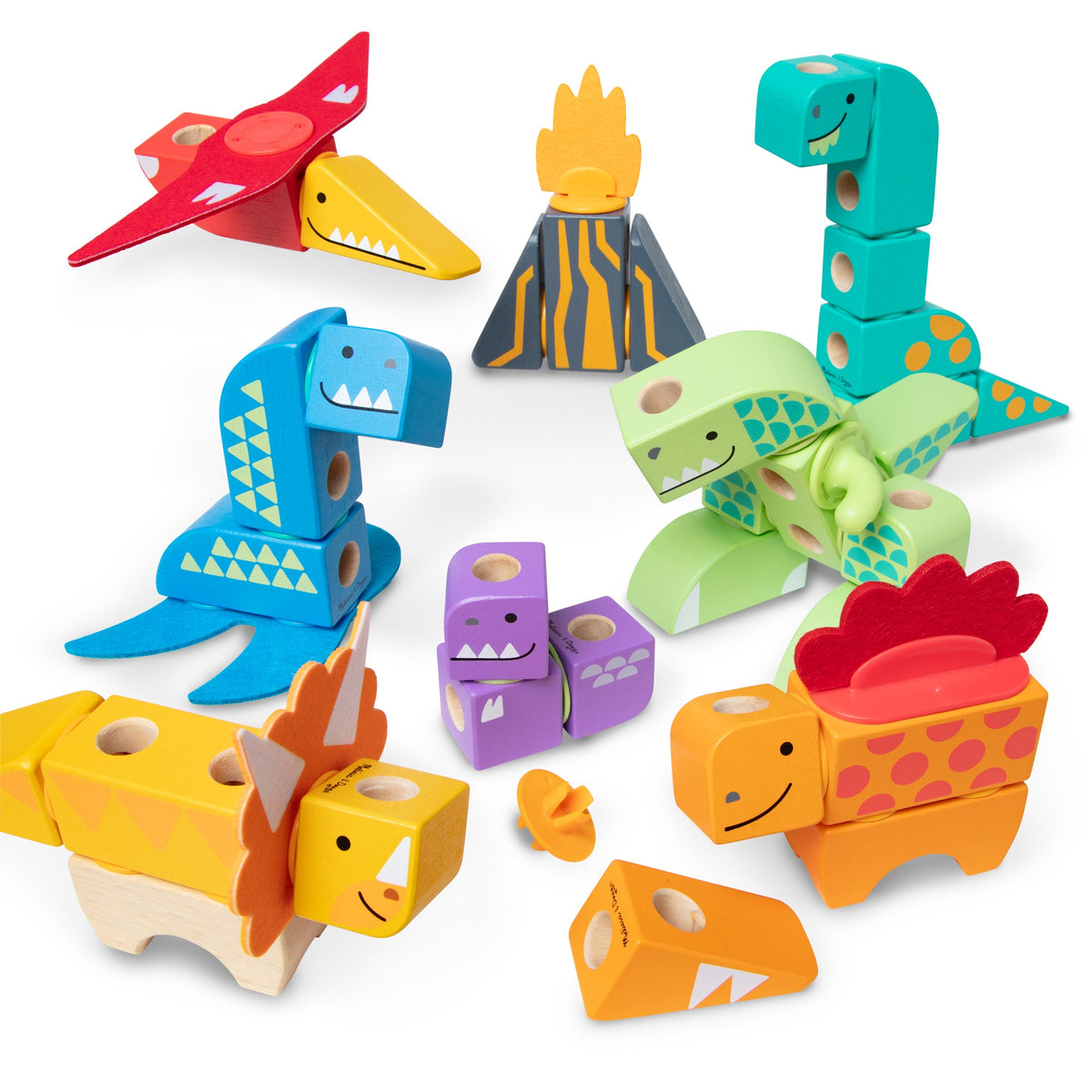 Melissa and Doug BlockablesTM Dinosaur Play Set