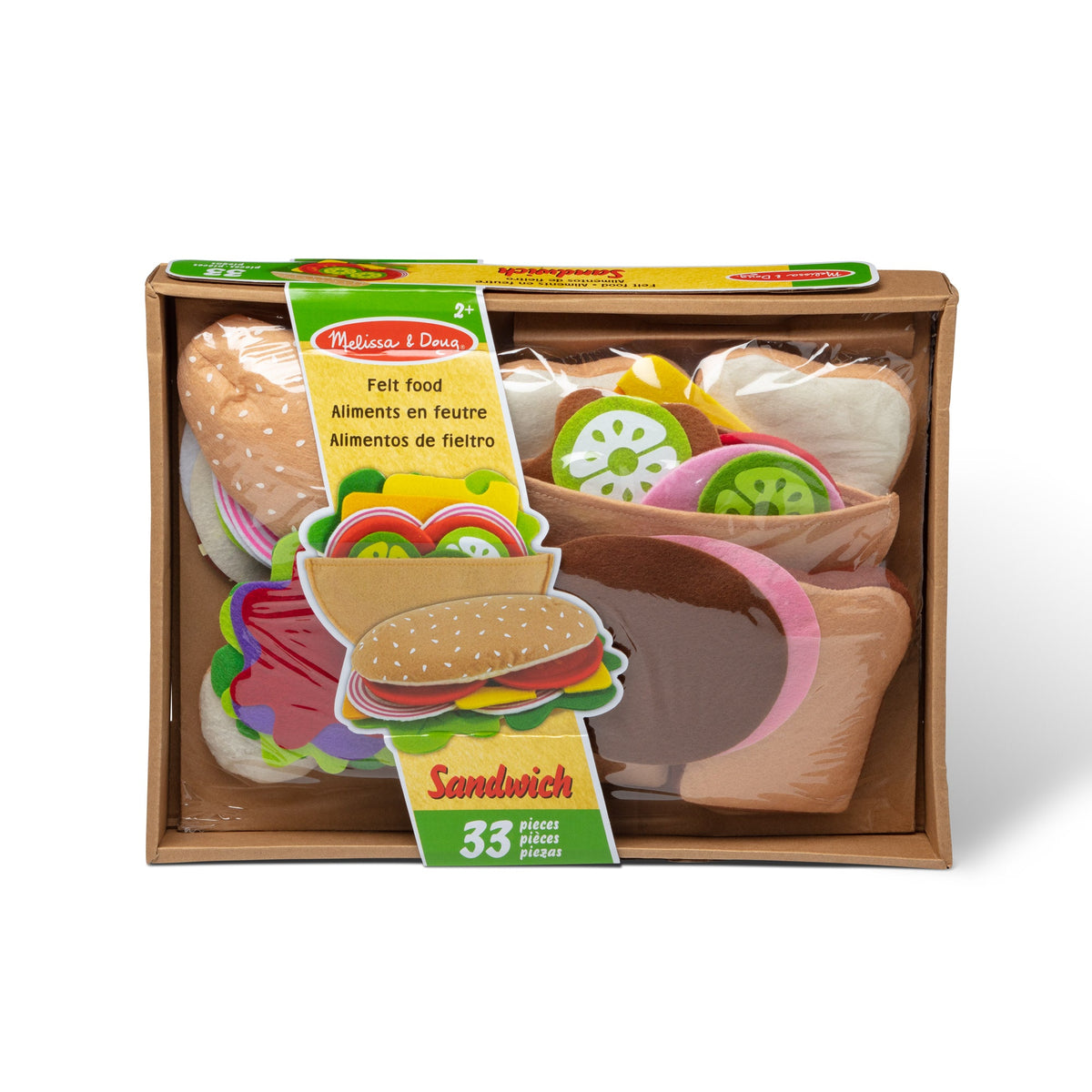 Melissa and Doug Felt Food Sandwich Play Set