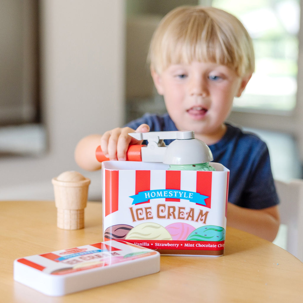 Melissa and Doug Scoop Stack Ice Cream Cone Magnetic Play Set