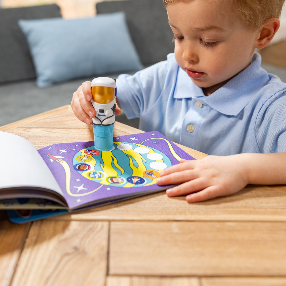Melissa and Doug Sticker WOWTM Activity Pad Sticker Stamper - Astronaut