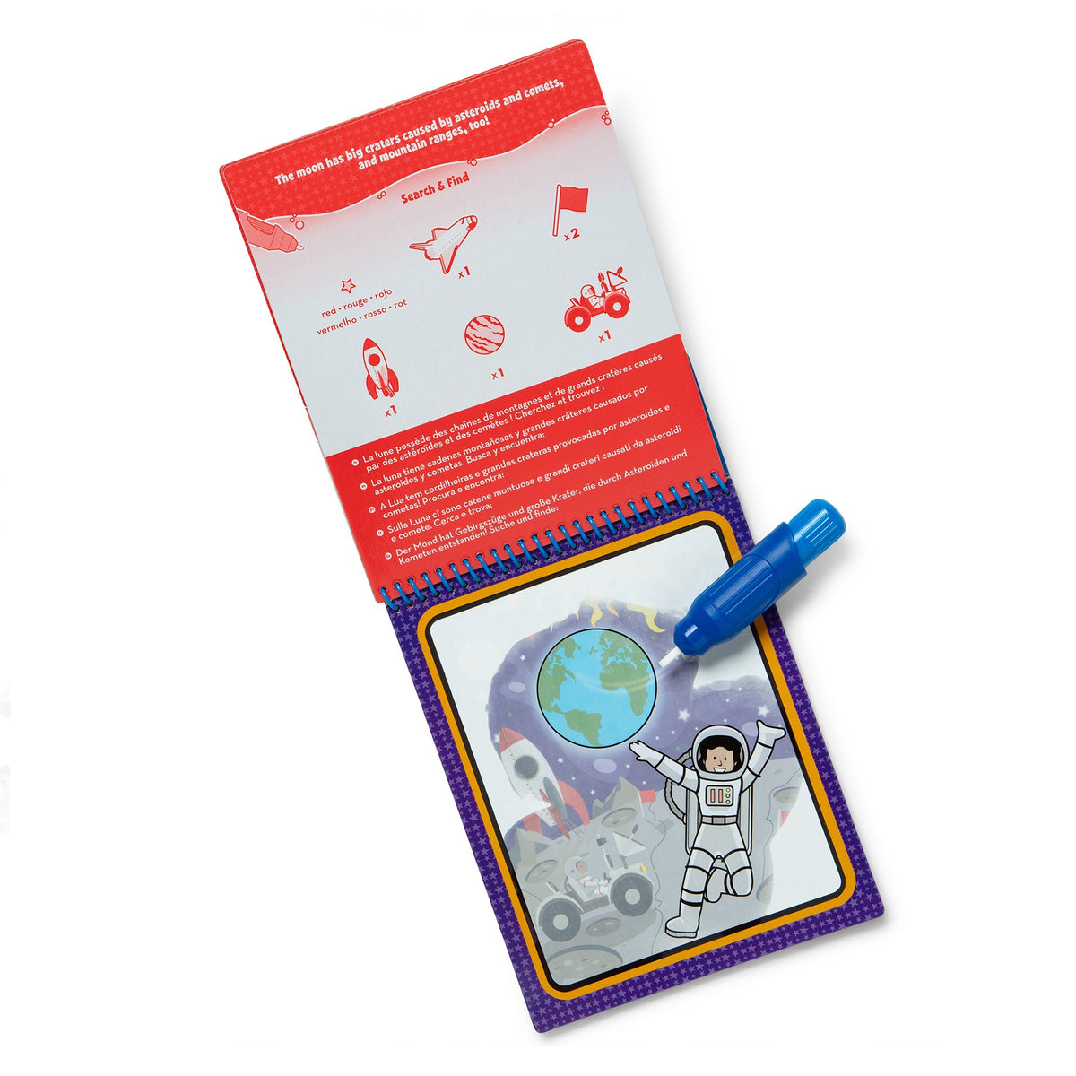 Melissa and Doug Water Wow Space Water-Reveal Pad On the Go Travel Activity