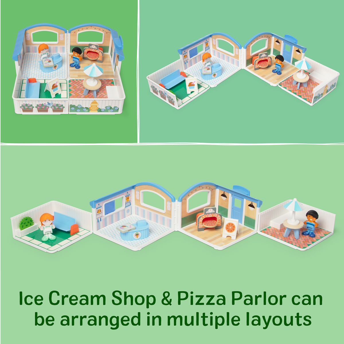 Melissa and Doug Cheery LaneTM Ice Cream and Pizza Play Set