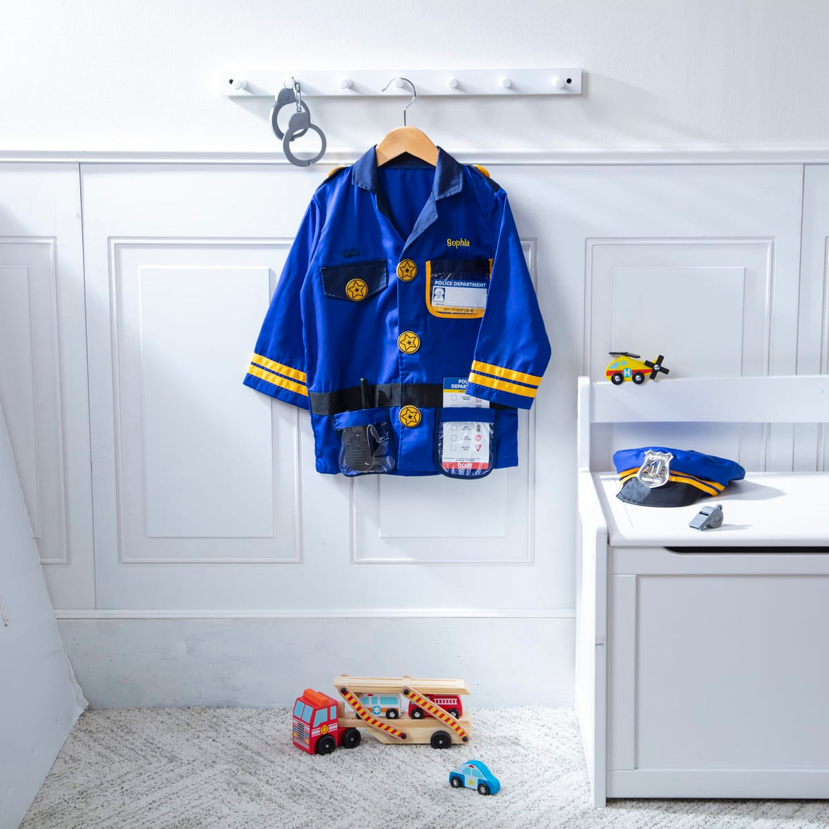 Melissa and Doug Police Officer Role Play Costume Set