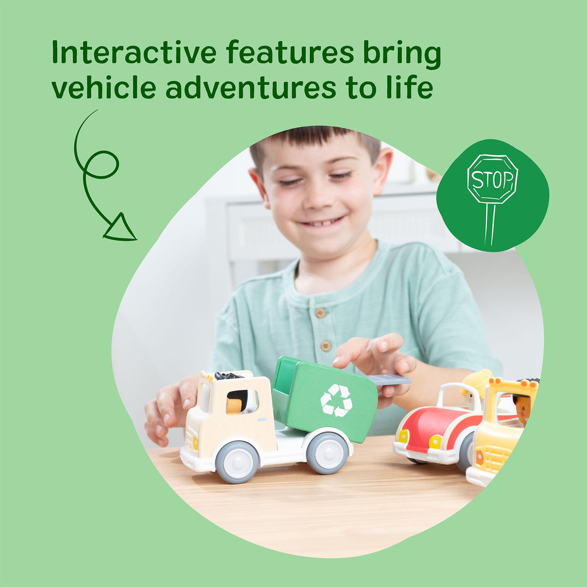 Melissa and Doug Cheery LaneTM Vehicles Play Set
