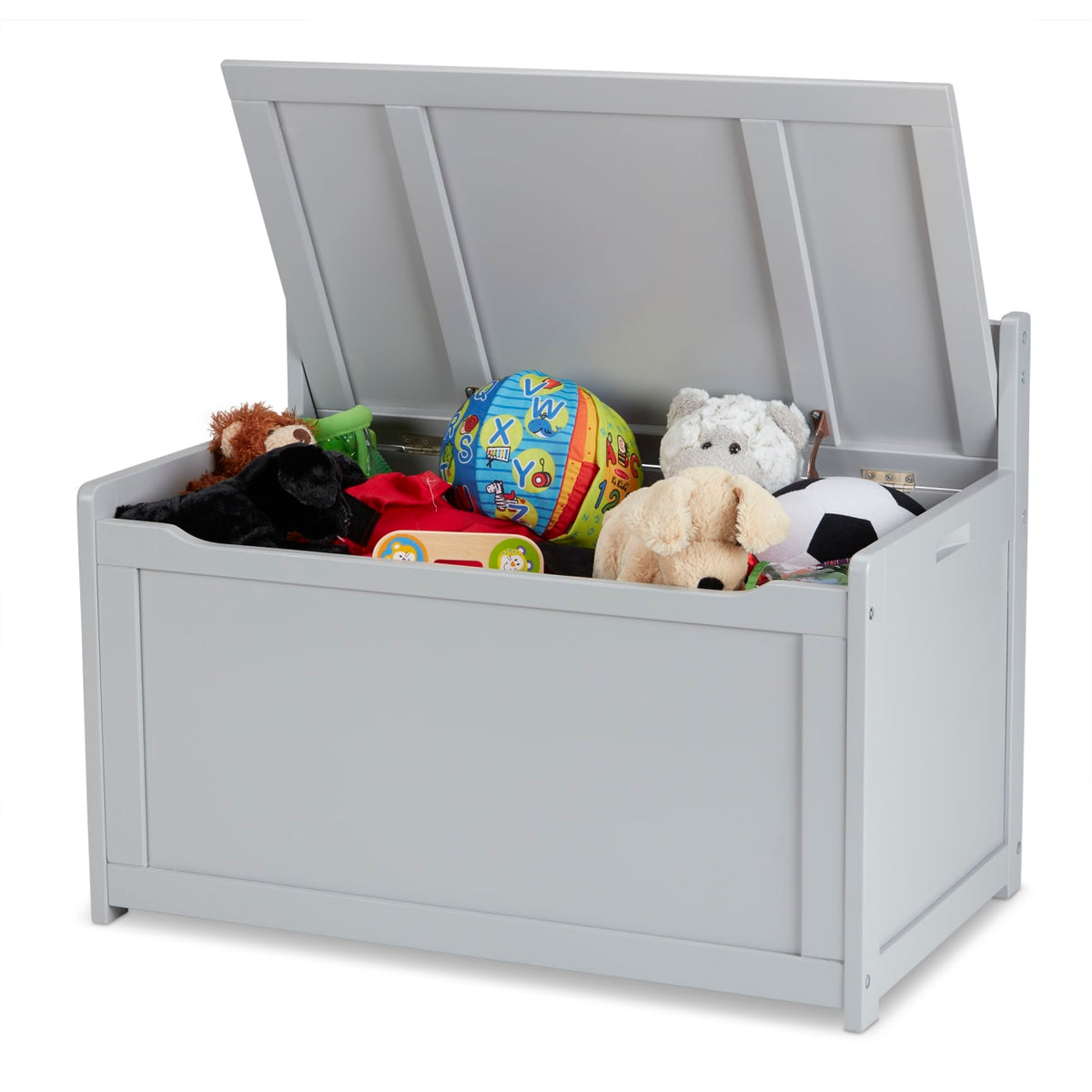 Melissa and Doug Wooden Toy Chest Gray