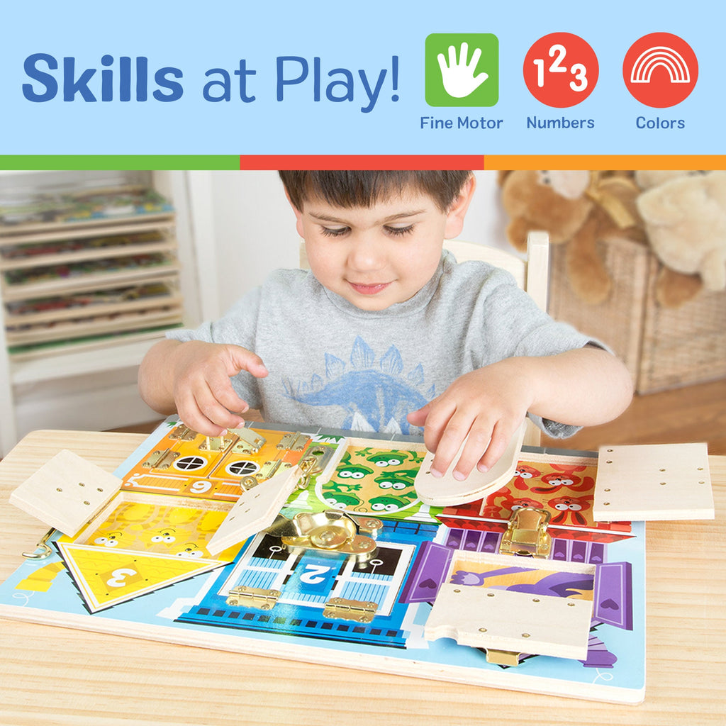Melissa and Doug Wooden Latches Board