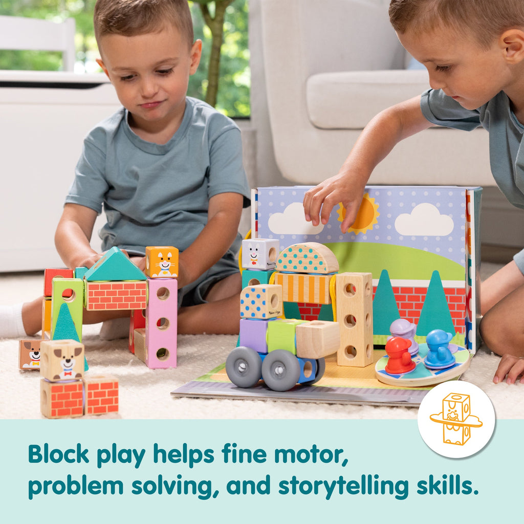 Melissa and Doug BlockablesTM All Around Town Gift Bundle