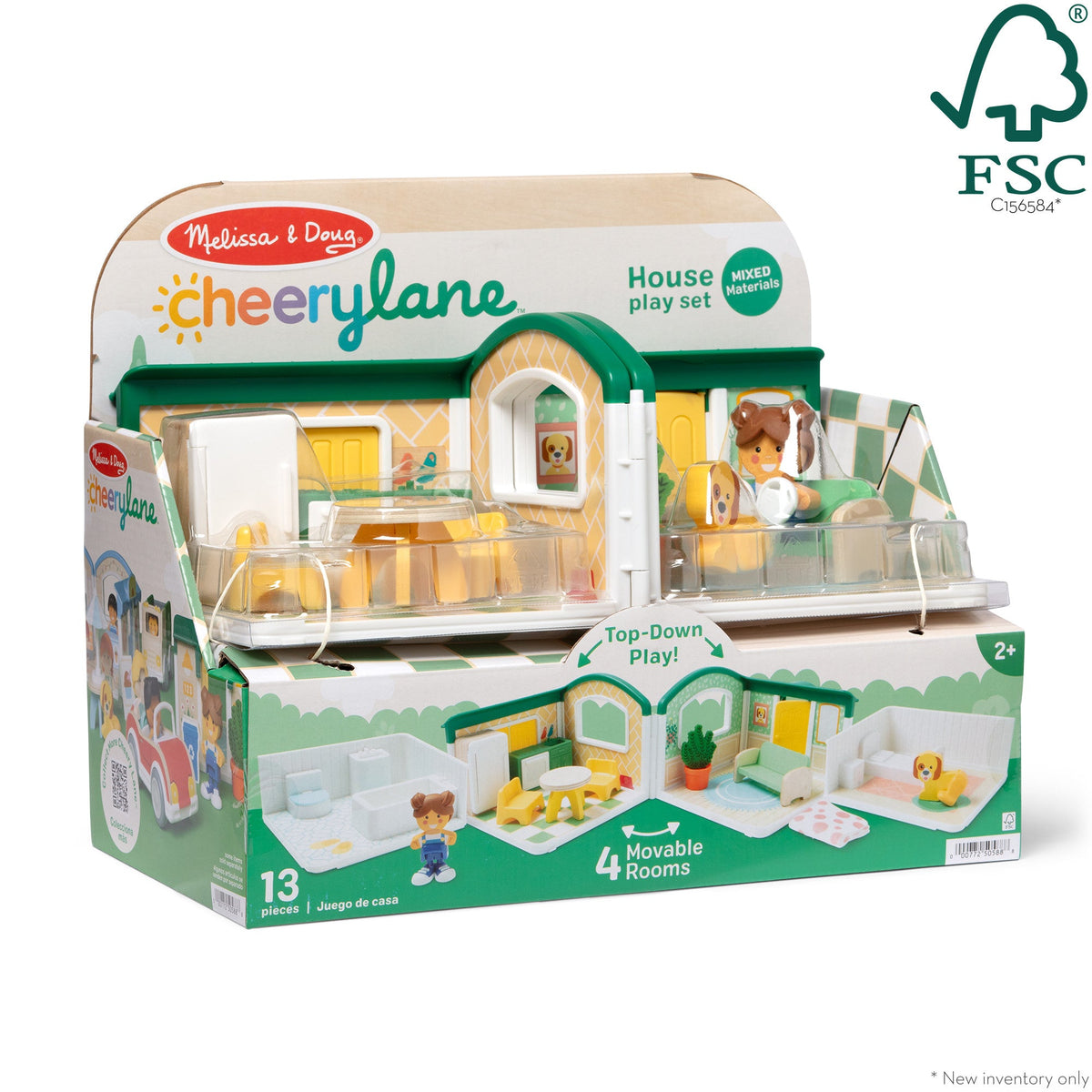 Melissa and Doug Cheery LaneTM House Play Set