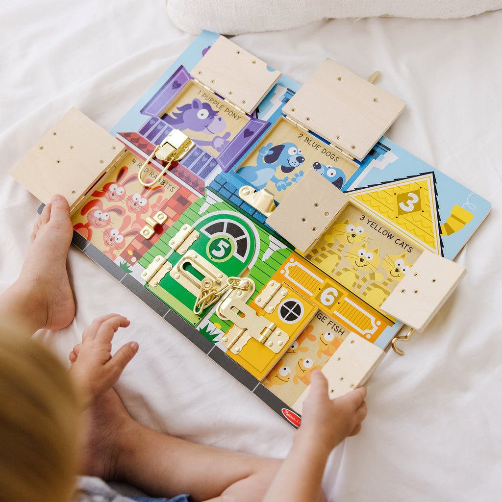 Melissa and Doug Wooden Latches Board