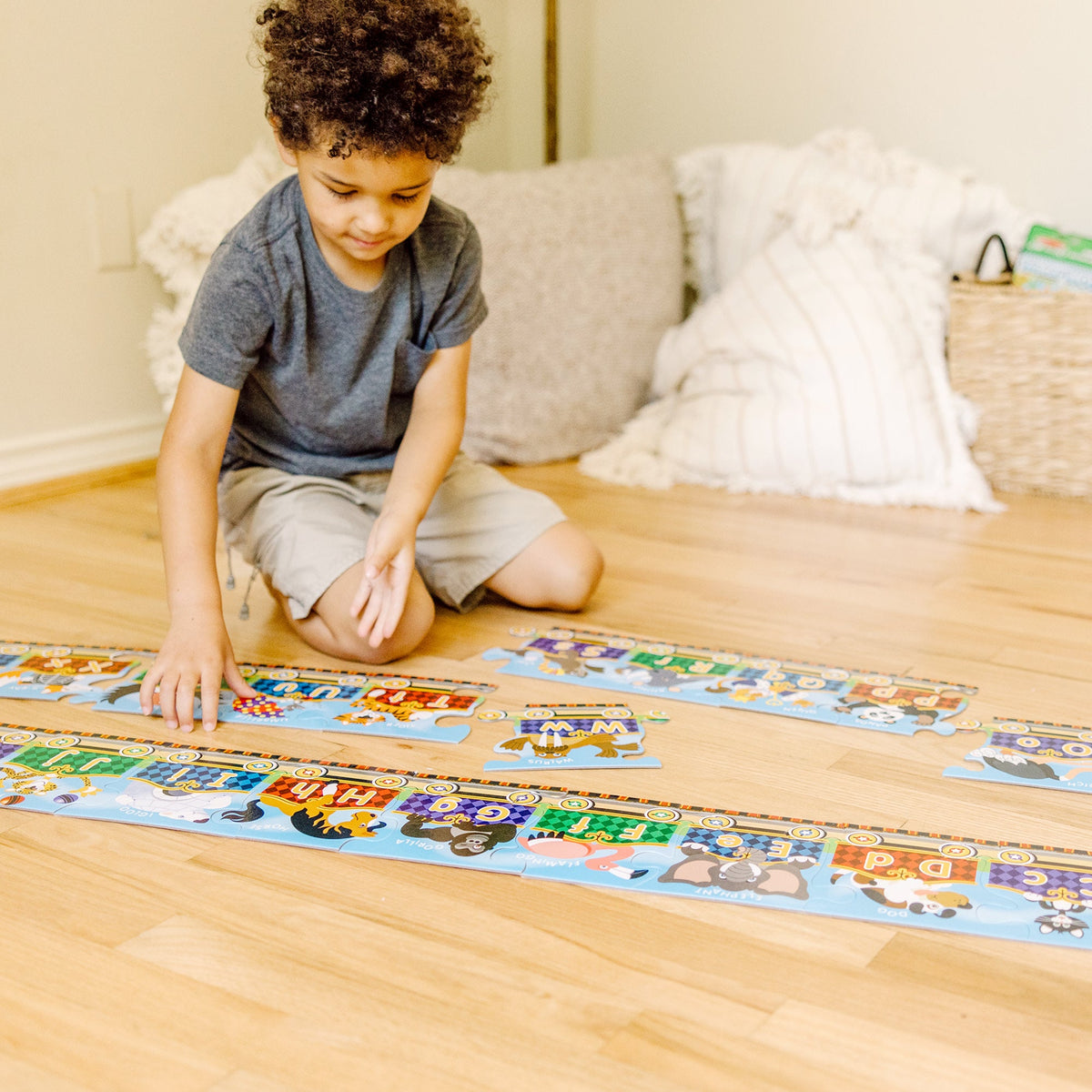 Melissa and Doug Alphabet Express Floor Puzzle - 27 Pieces