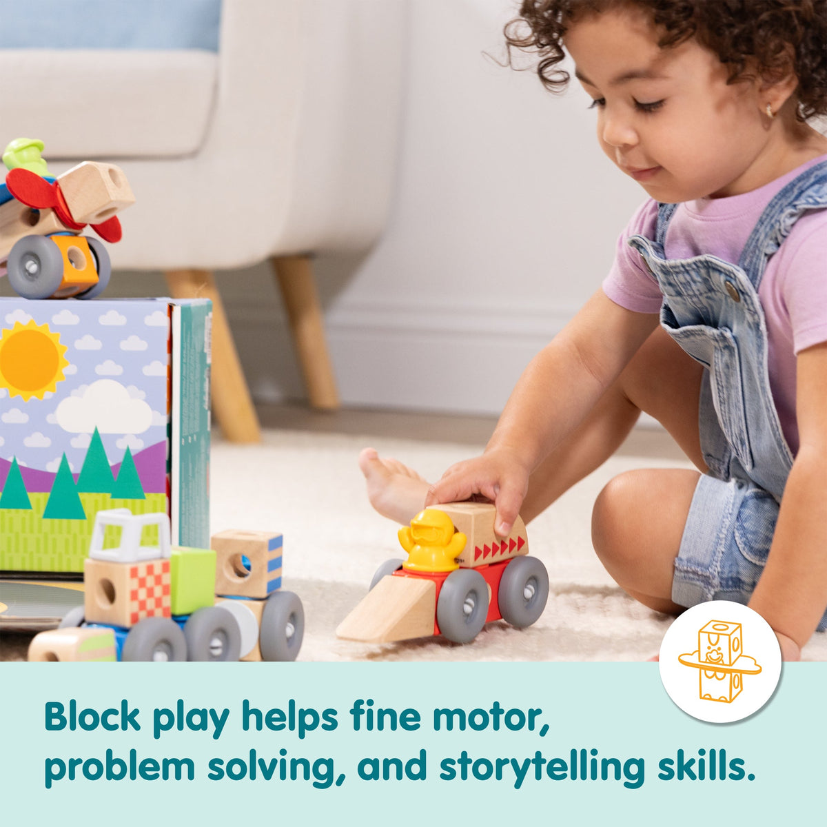 Melissa and Doug BlockablesTM Vehicles Play Set