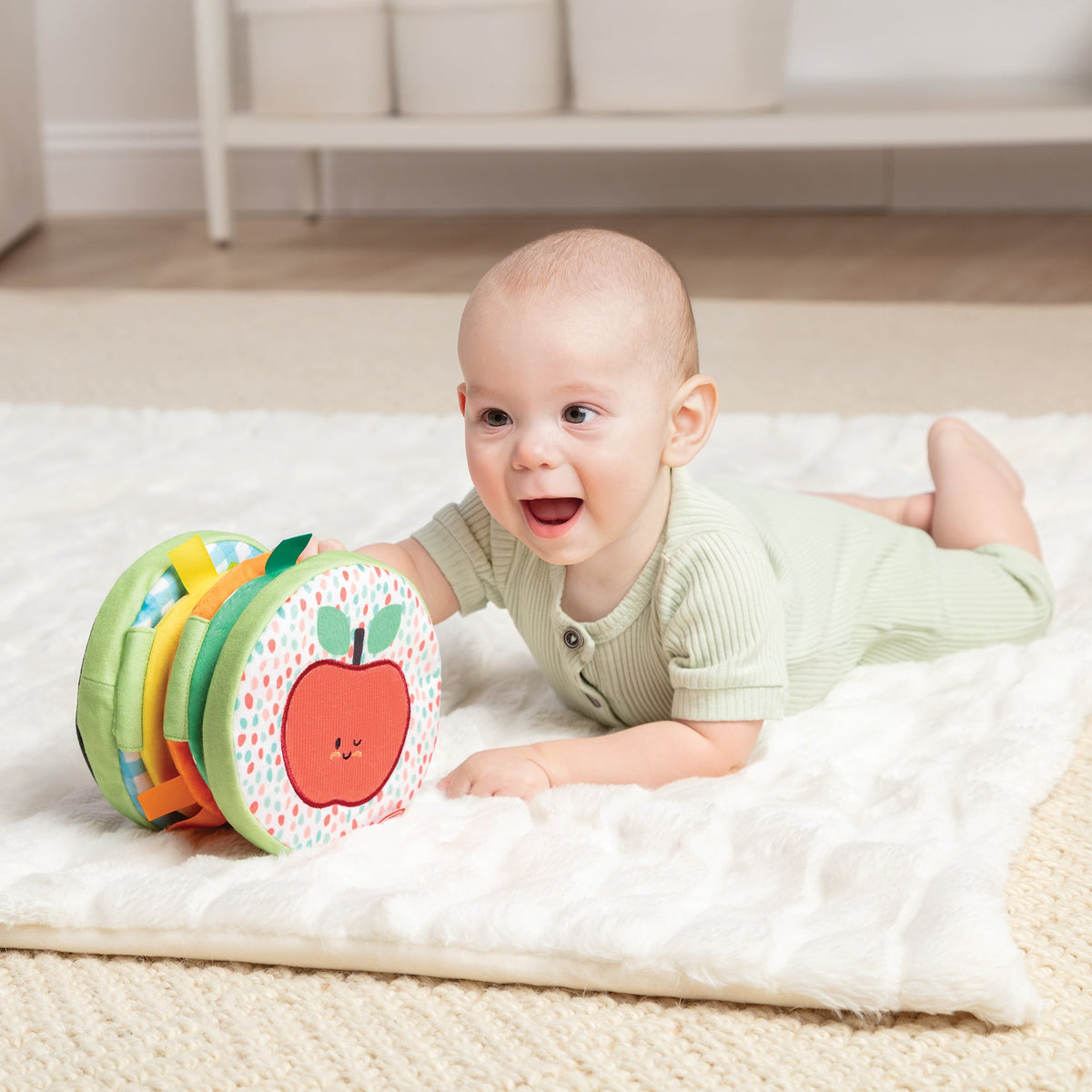 Melissa and Doug Farmers Market Tummy Time Roller Toy