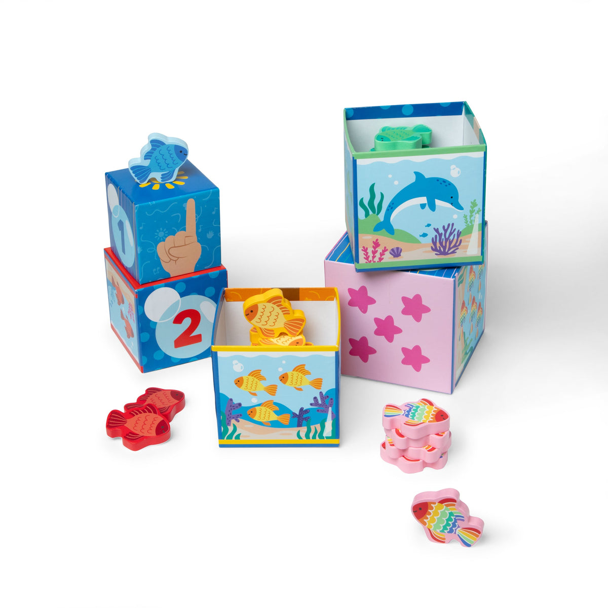 Melissa and Doug Ms RachelTM Sort Count Nesting Blocks