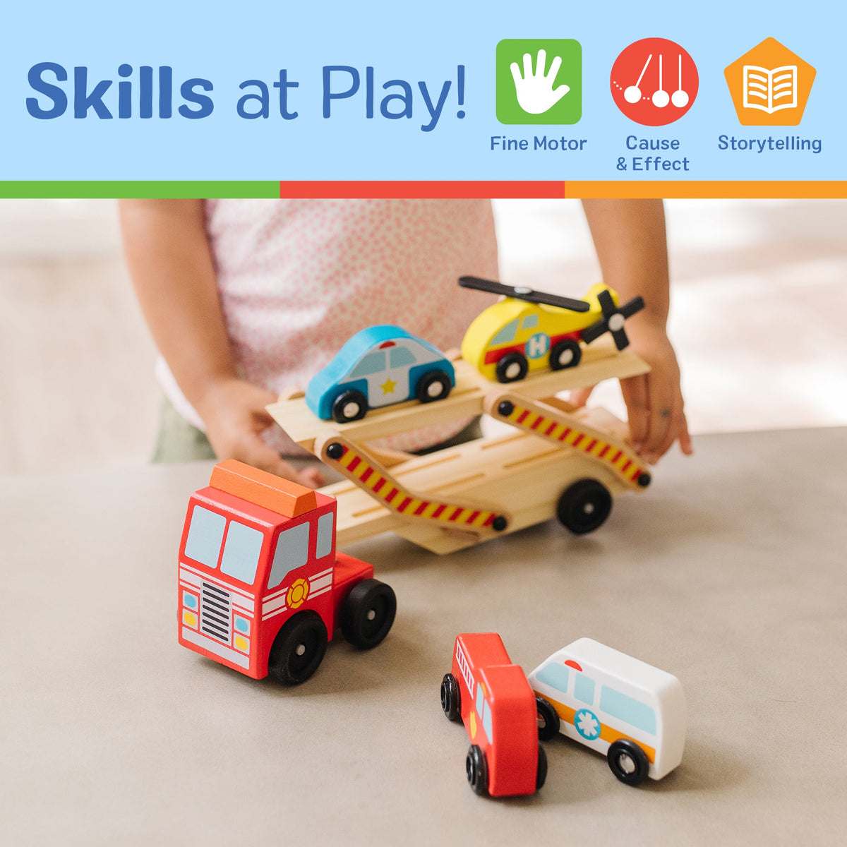 Melissa and Doug Emergency Vehicle Carrier