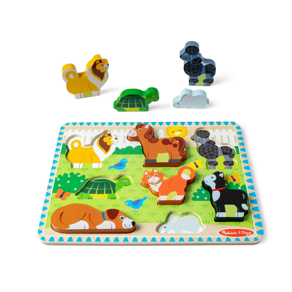 Melissa and Doug Pets Chunky Puzzle - 8 Pieces
